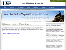 Tablet Screenshot of municipaldataservices.com